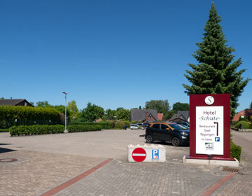 Großer Parkplatz